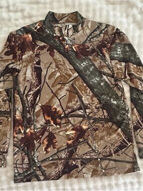 Outfitters Ridge Camouflage Long Sleeve Tee - Brown/Tan/Olive